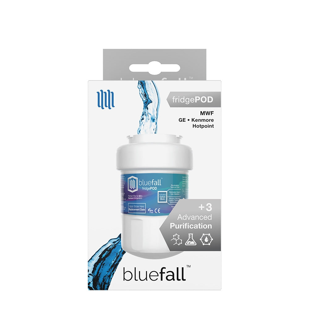 GE MWF Refrigerator Water Filter- Compatible by Bluefall