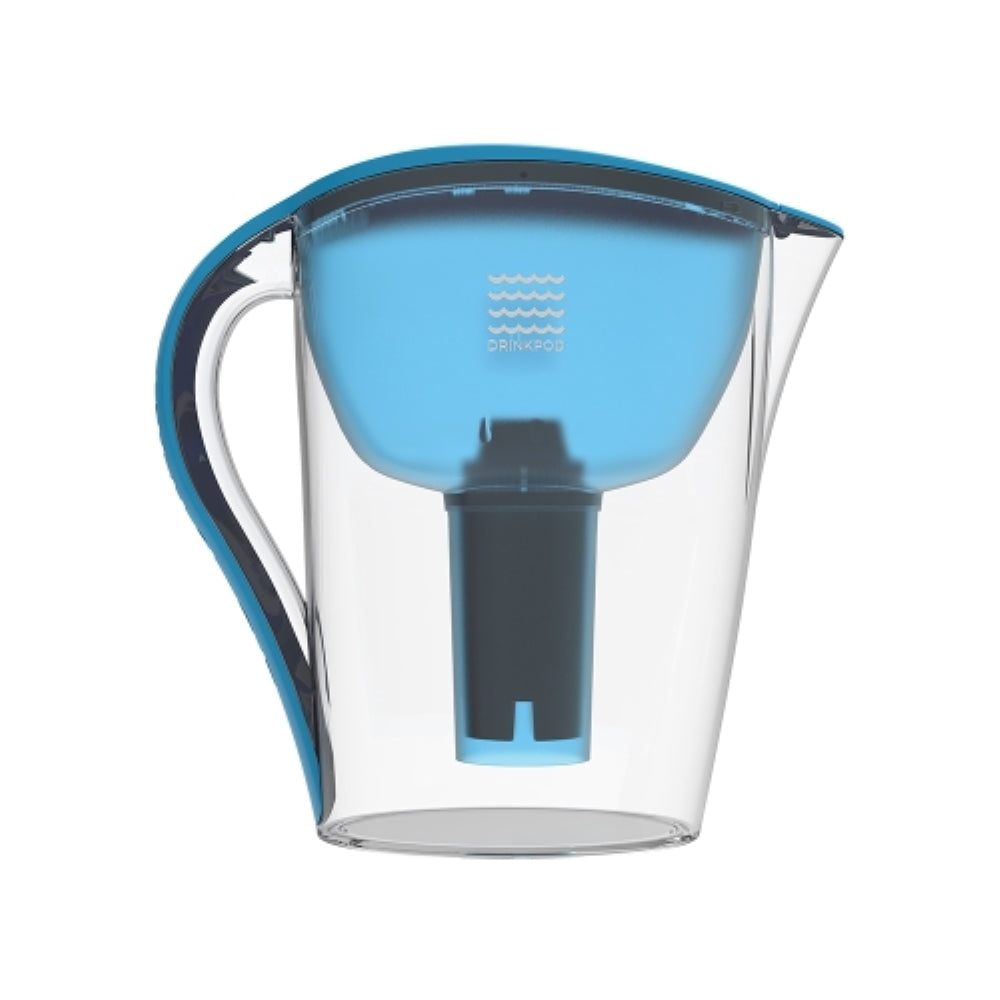 Drinkpod Ultra Premium Alkaline Water Pitcher - 3.5L Pure Healthy Water Ionizer. Includes 3 Alkaline Water Filters