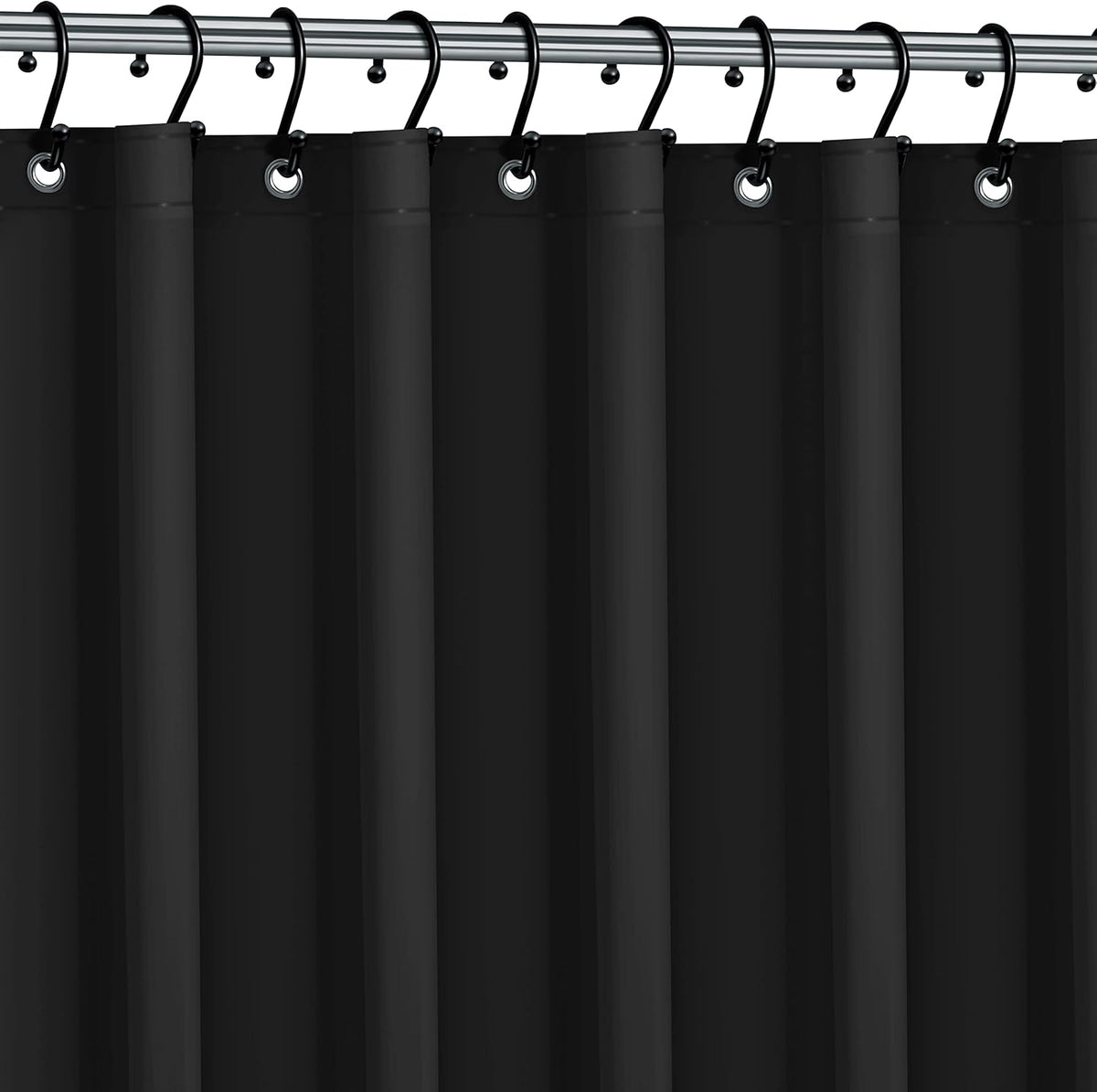 2 PACK Waterproof Plastic Shower Curtain - Bathroom Shower Curtain Premium PEVA Non-Toxic with Rust Proof Grommets Heavy Duty Bathroom Accessories 72x72