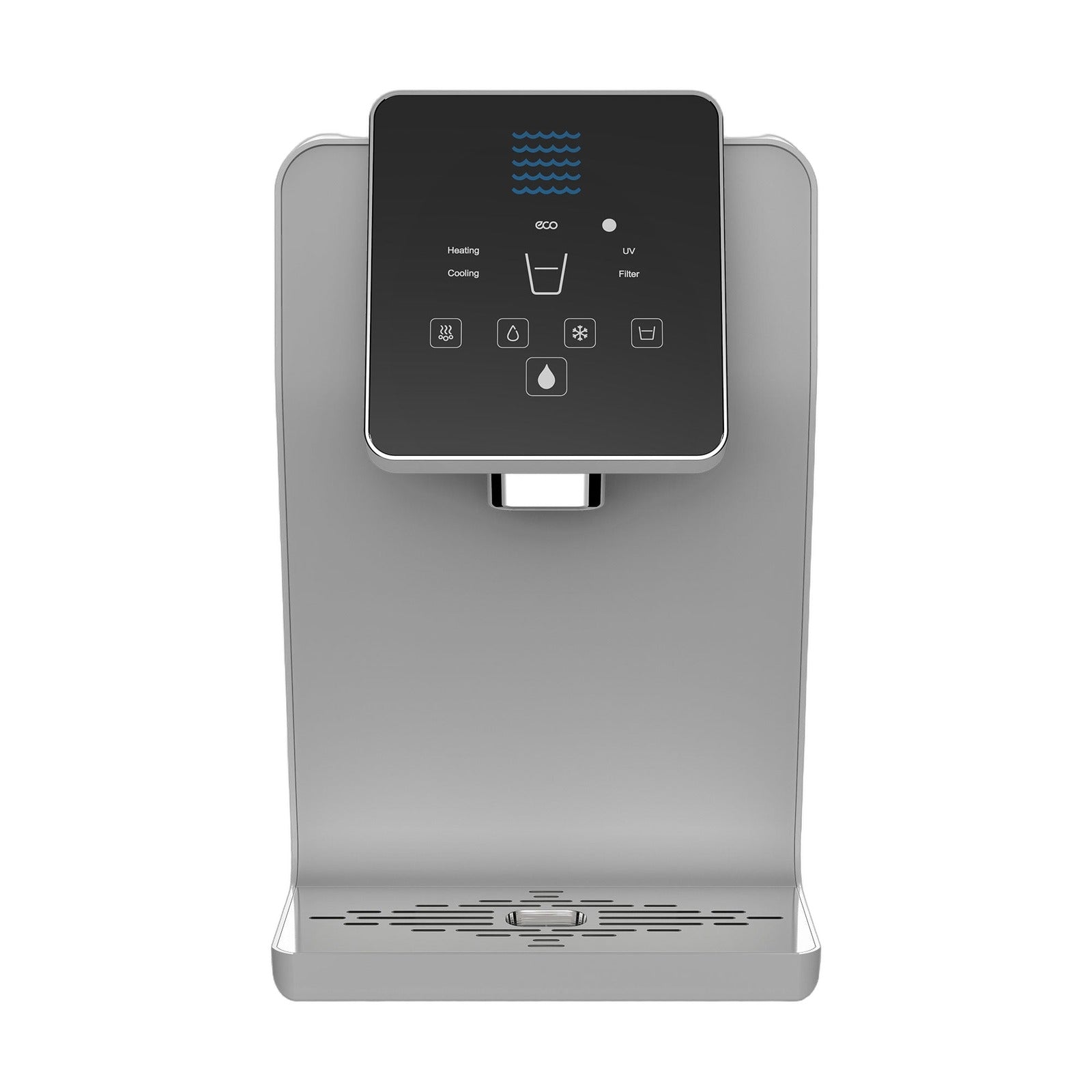 Countertop Bottleless Cooler Pro Series with 1000 Touch Controls, Ultra Violet Sterilization and Ultra Plus 3 Filtration in White