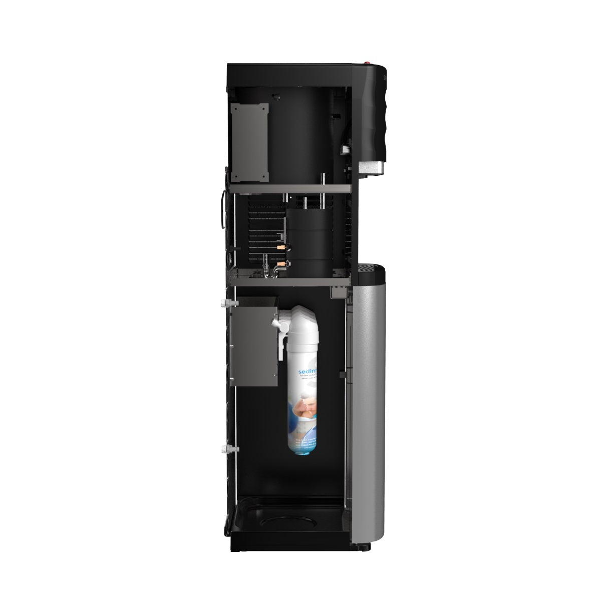 100 Series Bottleless Water Cooler with 4 Filters and 3 Temperature Modes for Home or Office