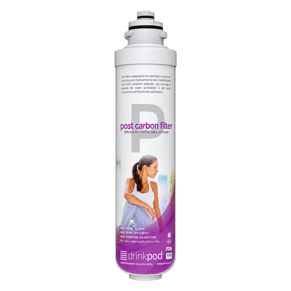 Drinkpod post carbon filter pod