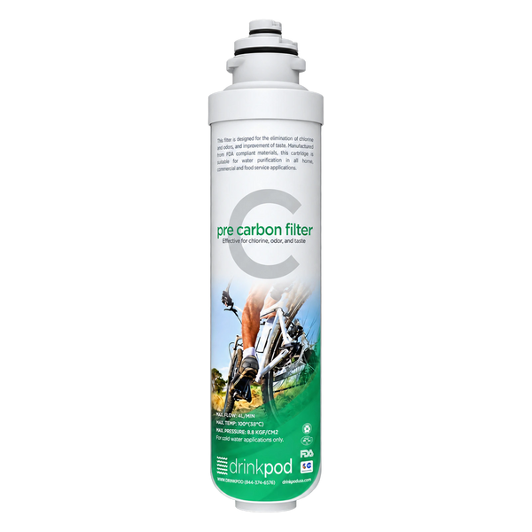 Drinkpod pre carbon filter pod