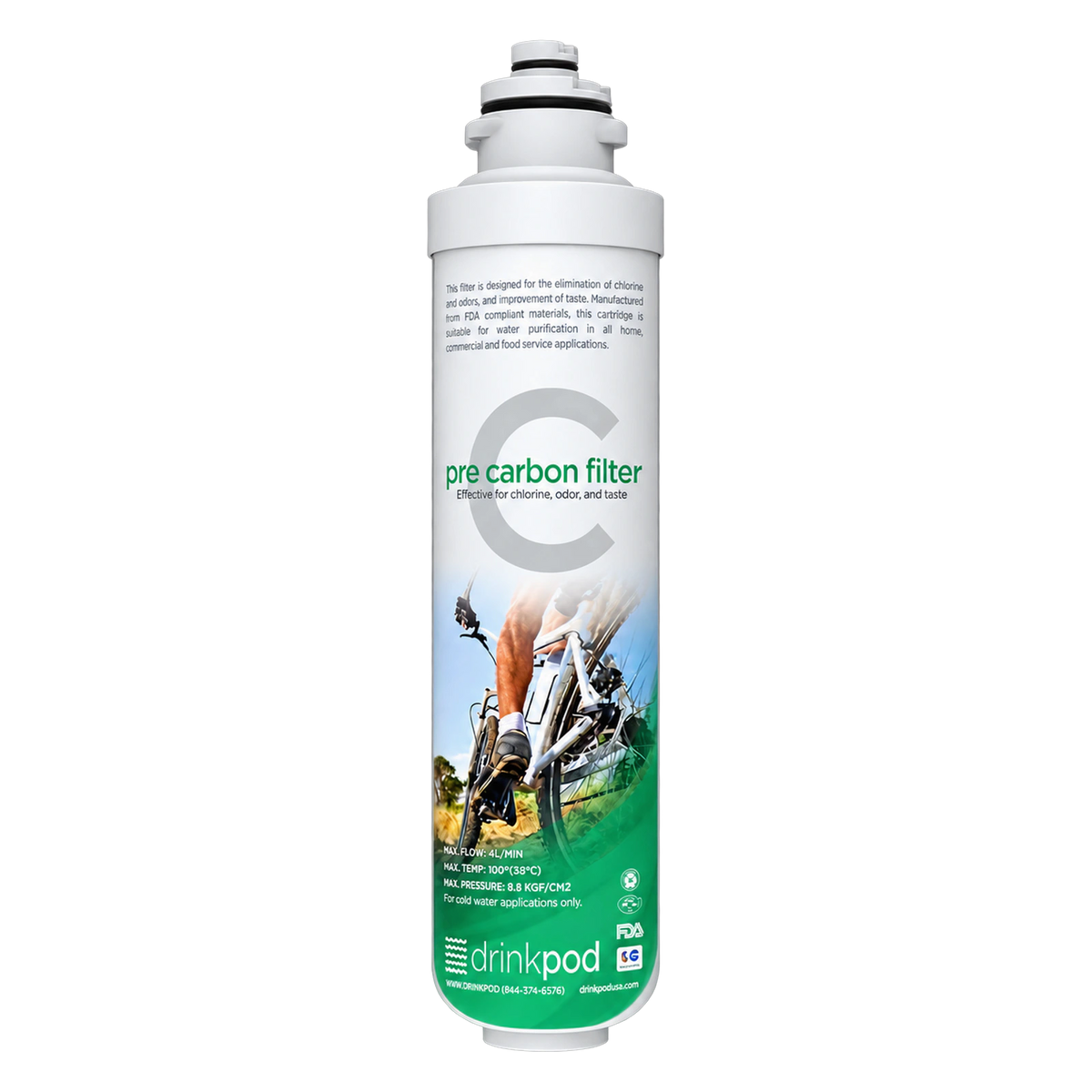 Drinkpod pre carbon filter pod
