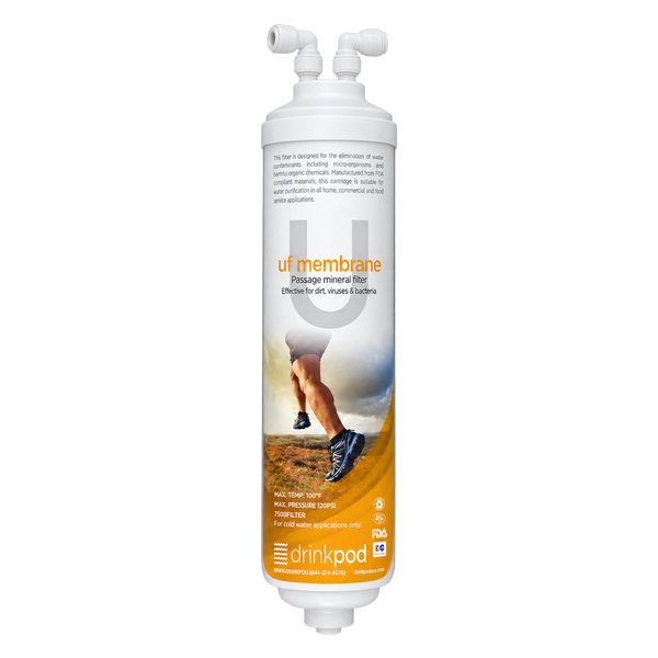Drinkpod inline uf membrane filter pod