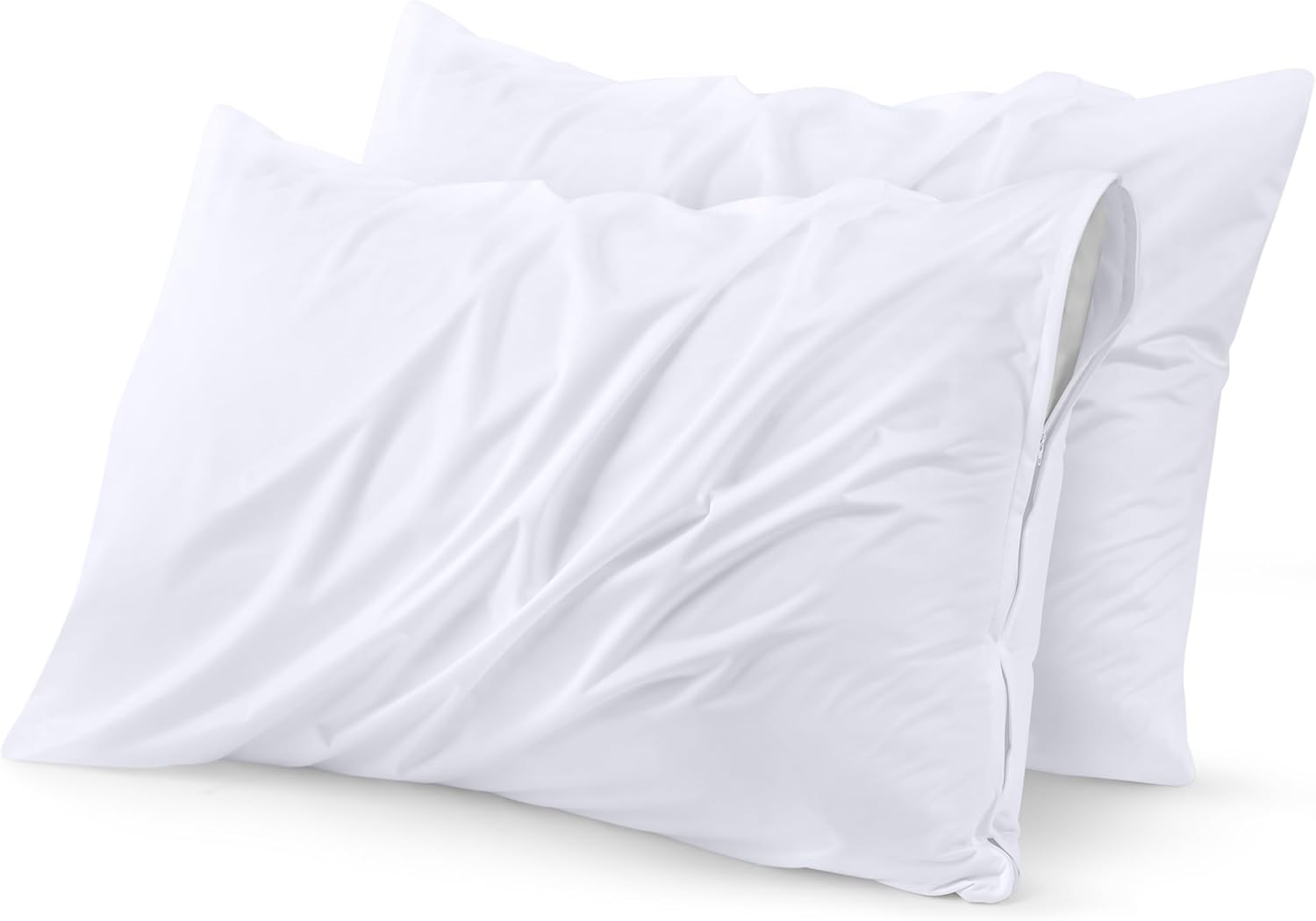 Waterproof Pillow Protectors, 2-Pack
