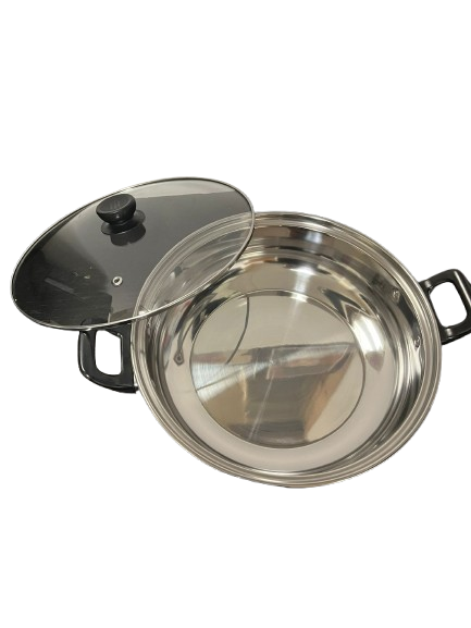 Stainless Stock Pot with Glass Lid