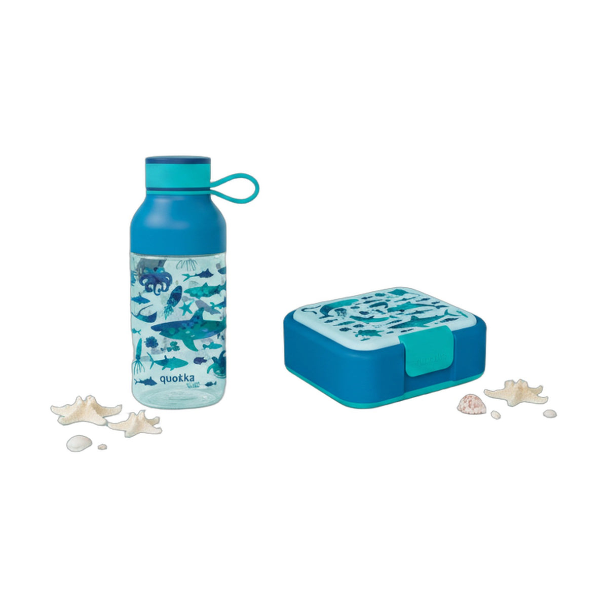 Sea Creature Bento Box & Deep Sea Explorer Water Bottle Set
