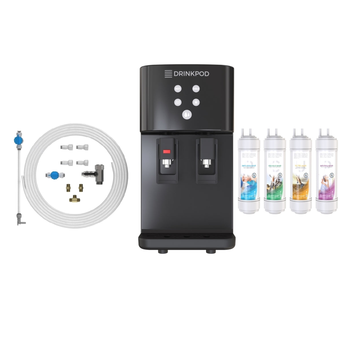 Drinkpod 2000 Pro Series - Countertop Water Purifier Bottleless Water Cooler