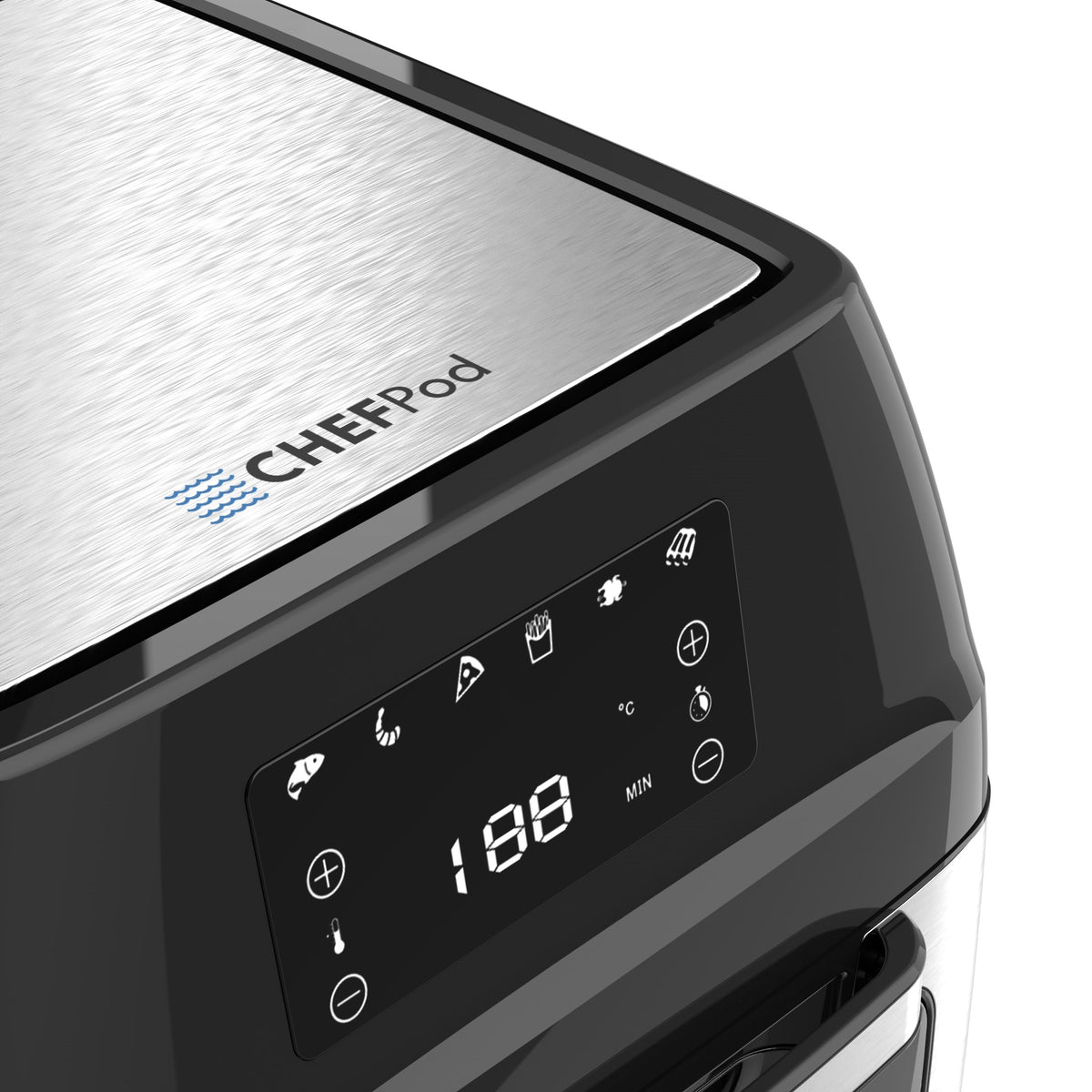 CHEFPod Pro - Air Fryer Oven Digital Touchscreen 13 QT Family Rotisserie Cooker