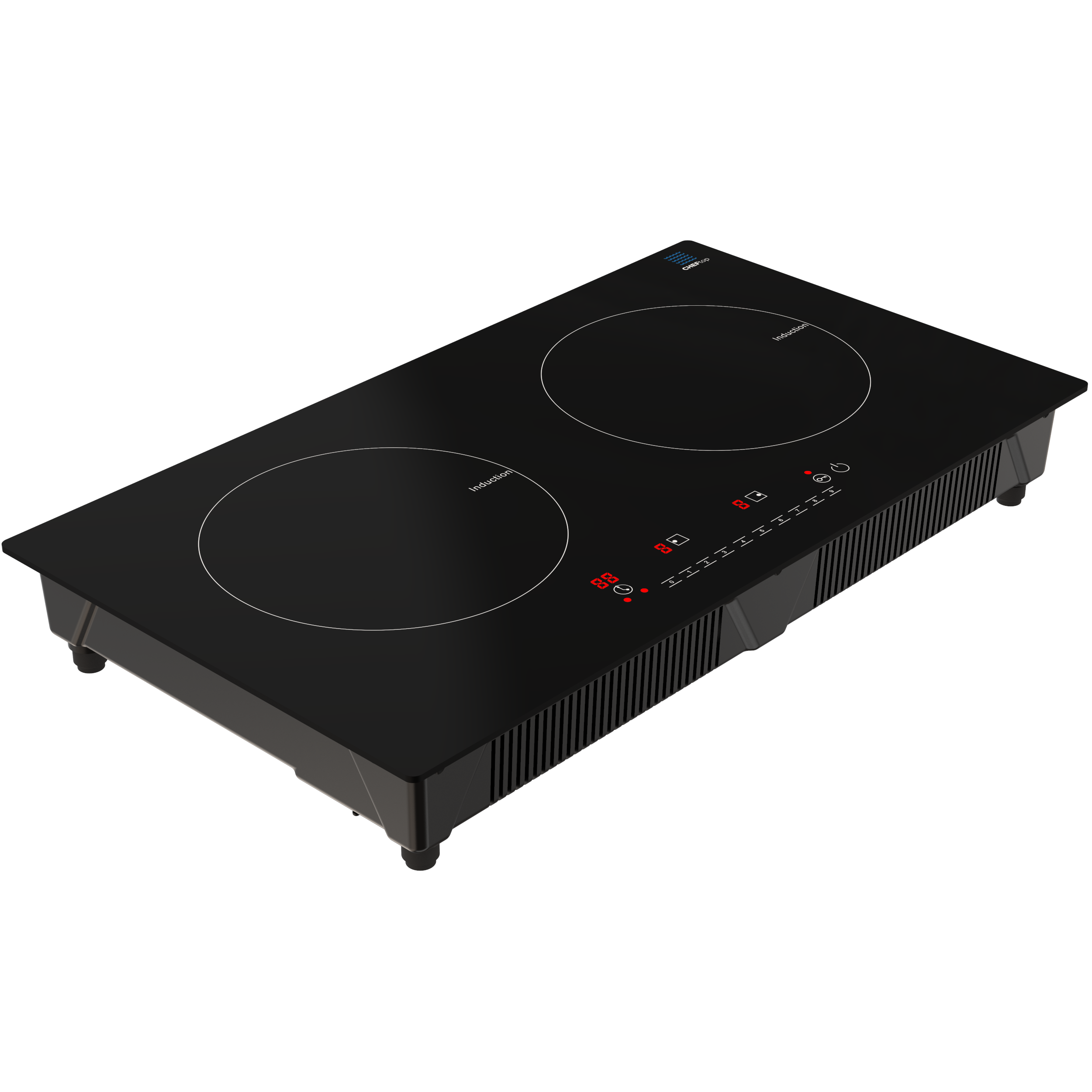 Double Burner, 1800W Ceramic Electric Hot Plate for Cooking, Dual