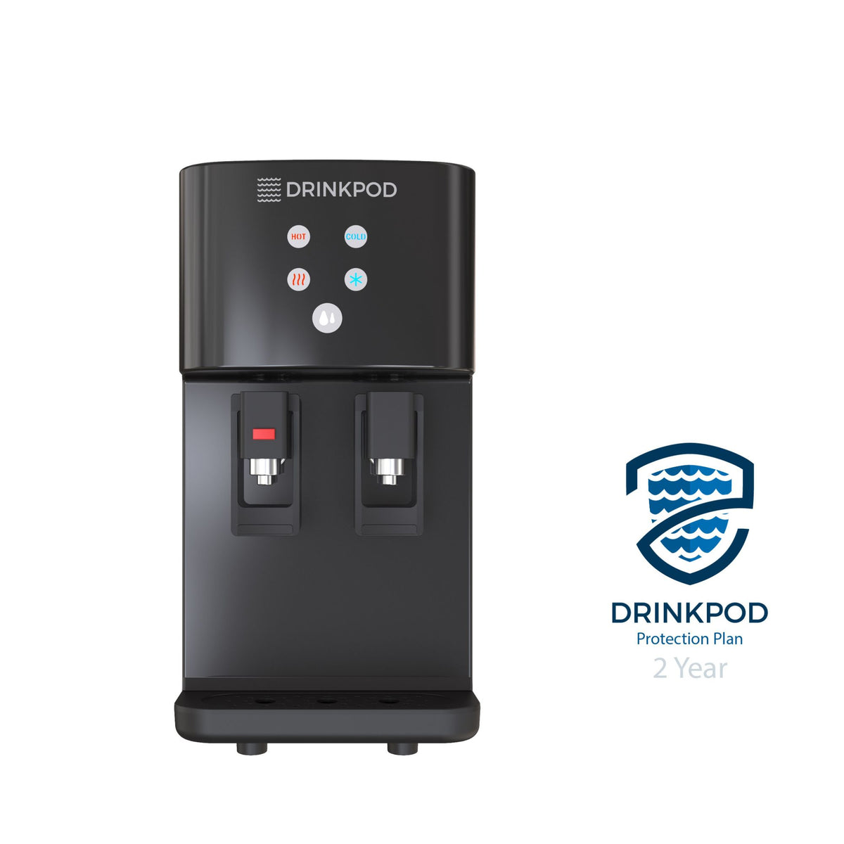 Drinkpod 2000 Pro Series - Countertop 4 Stage Water Purifier (Hot &amp; Cold)