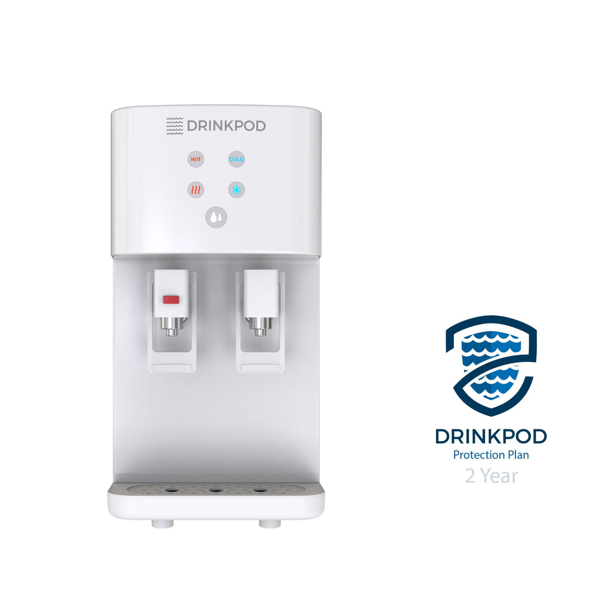Drinkpod 2000 Pro Series - Countertop 4 Stage Water Purifier (Hot &amp; Cold)