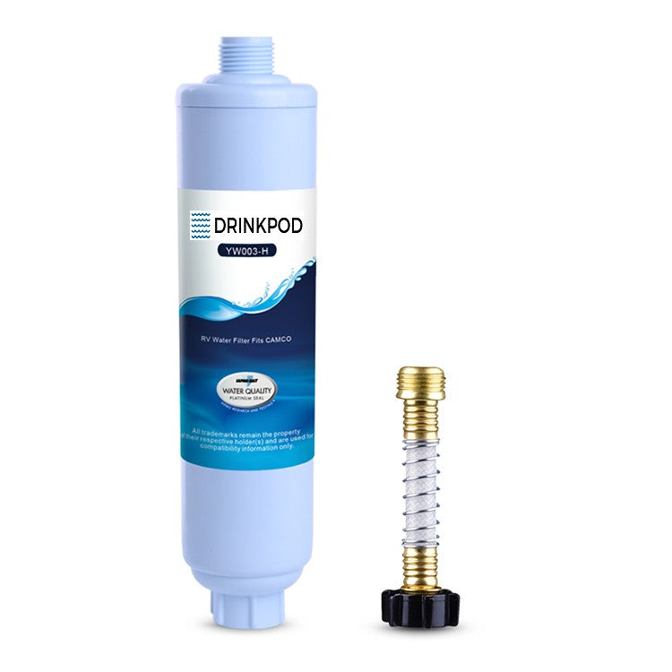 RV Inline Water Filter, NSF Filtration, RVs, Marines, Boats, Campers &amp; More