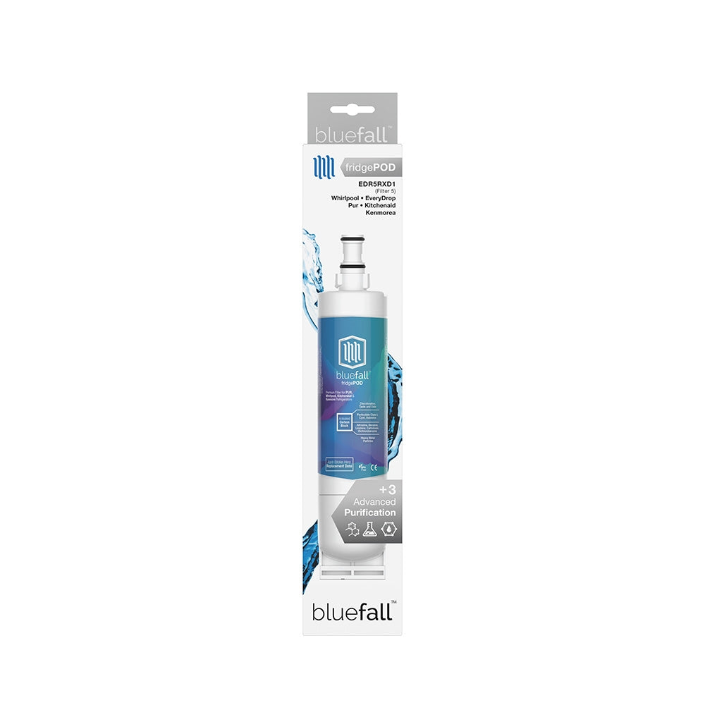 Whirlpool EDR5RXD1 Refrigerator Water Filter- Compatible by Bluefall