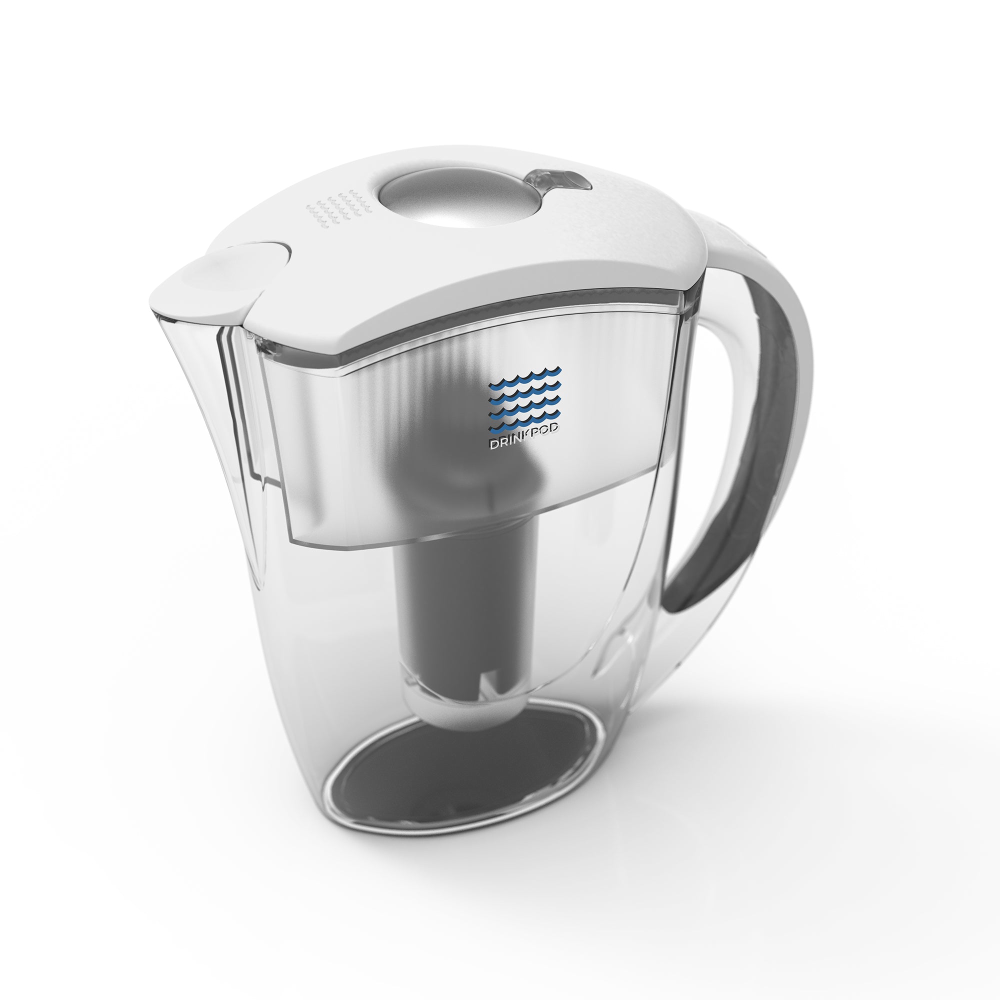 Pitcher Pod Use Drinkpod Alkaline Water Filter Pitcher, 8-Stage Cartridge 2.5L | drinkpod