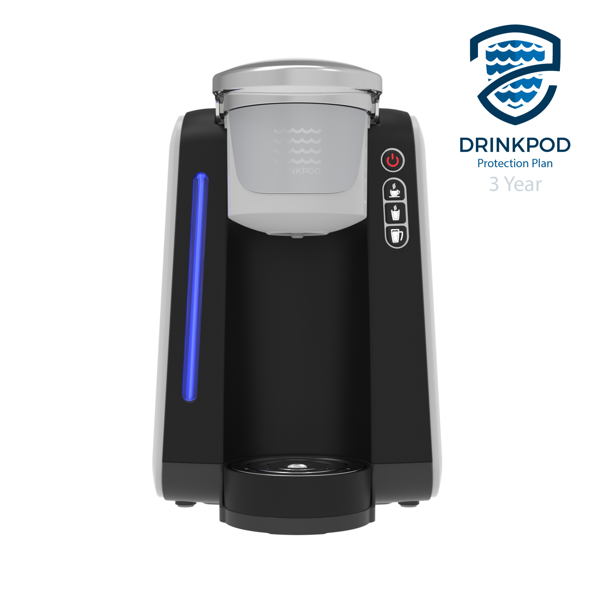 DRINKPOD 3000 Elite Bottleless Water Cooler With 4 Filters and Integrated K  Cup Coffee Maker DP3000 - The Home Depot