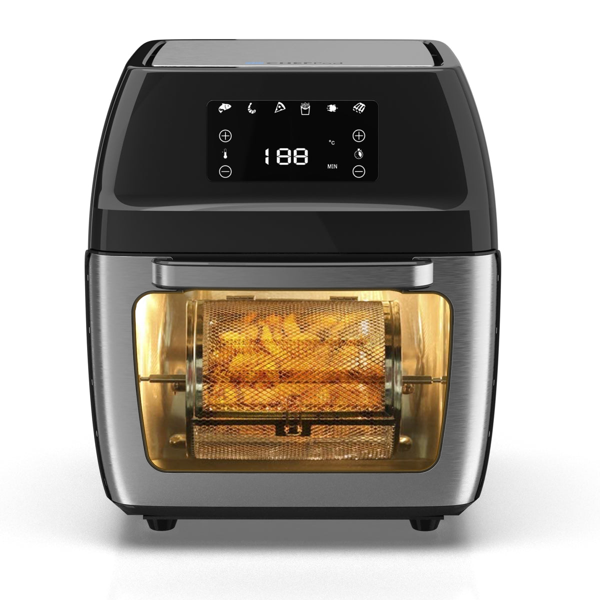 CHEFPod Pro - Air Fryer Oven Digital Touchscreen 13 QT Family Rotisserie Cooker